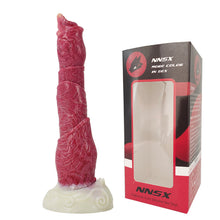 Load image into Gallery viewer, FAAK Hellfire N5029 Large 9" Liquid Silicone Anal Plug Dildo