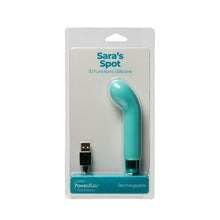 Load image into Gallery viewer, Power Bullet Sara’s Spot Vibrator Teal