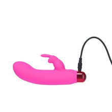 Load image into Gallery viewer, Alices Bunny Rechargeable Bullet w Rabbit Sleeve Pink