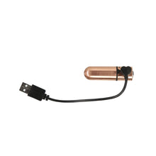 Load image into Gallery viewer, Power Bullet First Class Rechargeable Bulllet w Crystal Rose Gold