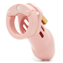 Load image into Gallery viewer, CB-X Cockcage CB-6000 Clear Male Penis Chastity Kit Cage Pink