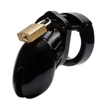 Load image into Gallery viewer, CB-X Cockcage CB-6000s Clear Male Penis Chastity Kit Cage Black
