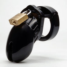 Load image into Gallery viewer, CB-X Cockcage CB-6000s Clear Male Penis Chastity Kit Cage Black