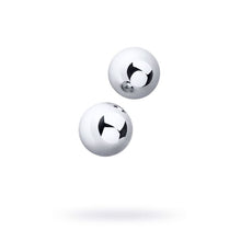 Load image into Gallery viewer, Silver Metal 2 Pc Vaginal Balls 3cm