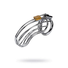 Load image into Gallery viewer, Silver Metal Birdcage Cock Cage