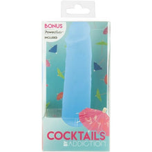 Load image into Gallery viewer, Addiction Cocktails Blue Lagoon 5.5" Dong with Bullet Vibrator Dildo Sex Toy