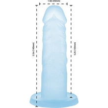 Load image into Gallery viewer, Addiction Cocktails Blue Lagoon 5.5" Dong with Bullet Vibrator Dildo Sex Toy