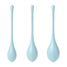 Load image into Gallery viewer, Satisfyer Yoni Weighted Power Kegel Balls Ben Wa Pelvic Floor Exerciser Blue