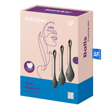 Load image into Gallery viewer, Satisfyer Yoni Power Balls 2 Black 3 Pc Set