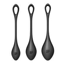 Load image into Gallery viewer, Satisfyer Yoni Power Balls 2 Black 3 Pc Set