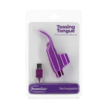 Load image into Gallery viewer, Power Bullet Teasing Tongue w Rechargeable Bullet Purple