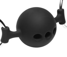 Load image into Gallery viewer, Hinder Breathable Silicone Ball Gag With Nipple Clamps