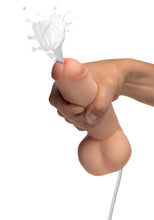 Load image into Gallery viewer, Loadz 8" Dual Density Squirting Dildo Ejaculating Cock Syringe Dong Sex Toy