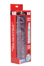 Load image into Gallery viewer, 3in Flesh Penis Enhancer Sleeve - LOVEBEE