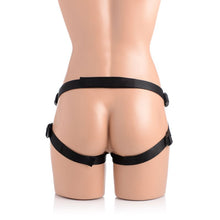 Load image into Gallery viewer, Charmed 7.5" Silicone Dildo w Harness Flesh