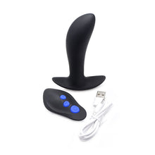 Load image into Gallery viewer, Pro-Shocker 8X Vibrating & eStim Plug Black