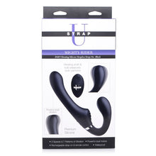 Load image into Gallery viewer, Mighty Rider 10X Strapless Strap-On Black w Remote