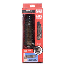 Load image into Gallery viewer, Penis Enhancer Sleeve 1.5" - Smoke