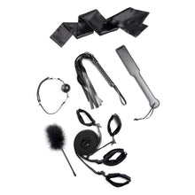 Load image into Gallery viewer, Bed Restraint Bondage Kit Black