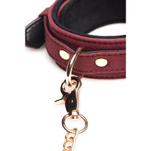 Load image into Gallery viewer, 6 Pc Velvet Bondage Set Burgundy - LOVEBEE