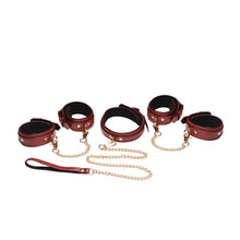 Load image into Gallery viewer, 6 Pc Bondage Set Burgundy