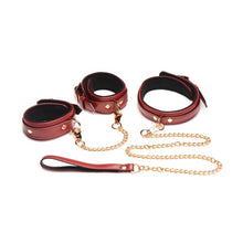 Load image into Gallery viewer, 6 Pc Bondage Set Burgundy