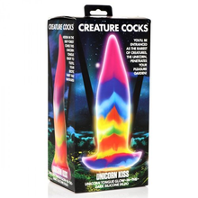 Load image into Gallery viewer, Creature Cock Unicorn Kiss Tongue Glow-in-the-Dark Silicone Dildo Sex Toy