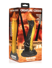 Load image into Gallery viewer, Creature Cocks Golden Snake Silicone Dildo Suction Cup 9" Dong Sex Toy