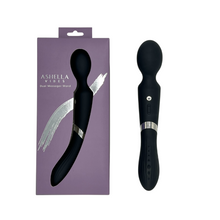 Load image into Gallery viewer, Ashella Vibes Dual Massager Wand Double-Ended G-Spot Vibrator USB