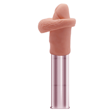 Load image into Gallery viewer, Baile Large Realistic Penis Extender Sleeve Couples Cock Ring 21cm Balls