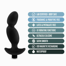 Load image into Gallery viewer, Anal Adventures Platinum Silicone Prostate Massager 04 - LOVEBEE