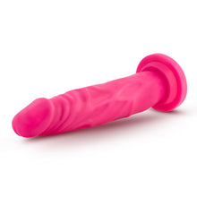 Load image into Gallery viewer, Blush Neo Dual Density 7.5" Cock Neon Dildo Suction Cup Sex Toy Pink