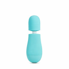 Load image into Gallery viewer, Rose Petite Massage Wand Blue