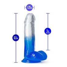 Load image into Gallery viewer, B Yours Morning Dew 6in Dildo Stella Blue