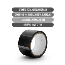 Load image into Gallery viewer, Temptasia Bondage Tape 18m Black