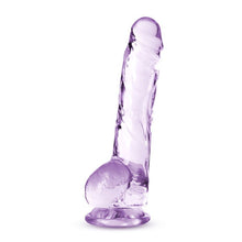 Load image into Gallery viewer, Naturally Yours 8" Crystaline Dildo Amethyst