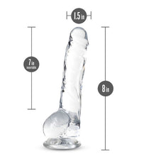 Load image into Gallery viewer, Naturally Yours 8" Crystaline Dildo Diamond
