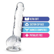 Load image into Gallery viewer, Naturally Yours 8" Crystaline Dildo Diamond
