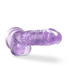 Load image into Gallery viewer, Naturally Yours 7" Crystaline Dildo Amethyst