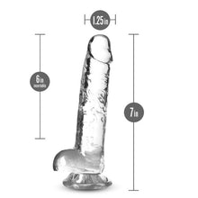 Load image into Gallery viewer, Naturally Yours 7" Crystaline Dildo Diamond