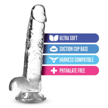 Load image into Gallery viewer, Naturally Yours 7" Crystaline Dildo Diamond