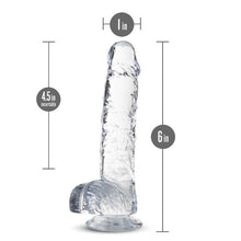 Load image into Gallery viewer, Naturally Yours 6" Crystaline Dildo Diamond