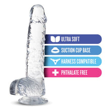 Load image into Gallery viewer, Naturally Yours 6" Crystaline Dildo Diamond