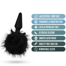 Load image into Gallery viewer, Anal Adventures Platinum Rabbit Tail Plug - LOVEBEE