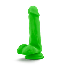 Load image into Gallery viewer, Blush Neo Dual Density Cock Balls 6" Dildo Neon Green Dong Sex Toy