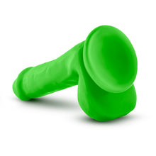 Load image into Gallery viewer, Blush Neo Dual Density Cock Balls 6" Dildo Neon Green Dong Sex Toy