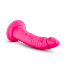 Load image into Gallery viewer, Neo Elite 7.5" SILICONE Dual Density Cock Dildo Suction Cup Neon Pink Sex Toy