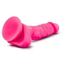 Load image into Gallery viewer, Blush Neo Dual Density Cock Balls 7" Dildo Neon Pink Dong Sex Toy
