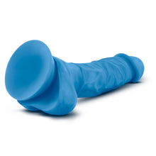 Load image into Gallery viewer, Blush Neo Dual Density Cock Balls 7" Dildo Neon Blue Dong Sex Toy