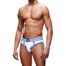 Load image into Gallery viewer, Prowler Open Back Brief White/Blue
